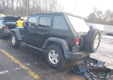 2016 Jeep Wrangler Unlimited Sport из США, поврежденный, VIN 1C4BJWDG2GL268489